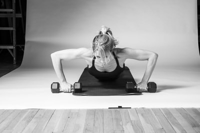 Modified Push Up [Dumbbells] - Photo 2