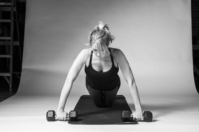 Modified Push Up [Dumbbells] - Photo 3